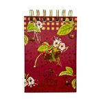Caderneta 1/8 Espiral Superior Velvet Cherry com Aroma 10 x 14,8 cm 144 Folhas - Animativa