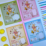 (BRINDE) Bloco de Carta Pooh 50 Folhas Pautado 63g/m² 17,7 cm x 24,0 cm - Tilibra