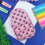 (BRINDE) Estojo Escolar Estampado Mini Mochila Olhos Coloridos - Daterra