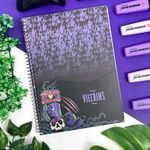 Caderno Universitário Espiral Capa Dura Vilões Disney 1 Matéria 80 Folhas Pautadas 20 x 27,5 cm - Animativa