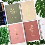 Caderno Universitário Espiral Capa Dura Elara 1 Matéria 80 Folhas Pautadas 20 x 27,5 cm - Animativa