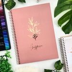 Caderno Universitário Espiral Capa Dura Elara 1 Matéria 80 Folhas Pautadas 20 x 27,5 cm - Animativa