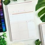 Caderno Universitário Espiral Capa Dura Elara 10 Matérias 160 Folhas Pautadas 20 x 27,5 cm - Animativa