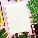 Caderno Universitário Espiral Capa Dura Snoopy 1 Matéria 80 Folhas Pautadas 20 x 27,5 cm - Tilibra