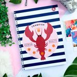 Caderno Colegial Espiral Dolce Mare 1 Matéria 80 Folhas com Aroma 17,9 x 24,1 cm - Animativa