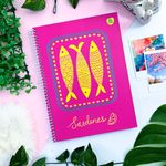 Caderno Colegial Espiral Dolce Mare 1 Matéria 80 Folhas com Aroma 17,9 x 24,1 cm - Animativa