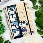 Planner 2027 Espiral Snoopy Colegial 17,7 cm X 24,0 cm 80 Folhas - Tilibra