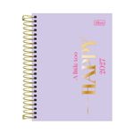 Agenda Espiral Diária Happy 2027 11,7 cm x 16,4 cm  160 Folhas - Tilibra