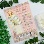 Calendário de Mesa 2027 Winnie the Pooh 13,8 x 19 cm - Tilibra