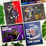 Caderno Brochura Universitário Marvel Rivals 20 x 27,5 cm 80 Folhas - Animativa