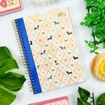 Caderno 1/4 Espiral Brownie The Dog 80 Folhas 14 x 20 cm - Tilibra