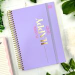 Planner com Elástico Happy 2027 17,7 x 24 cm M7 80 Folhas  - Tilibra