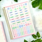 Planner com Elástico Happy 2027 17,7 x 24 cm M7 80 Folhas  - Tilibra