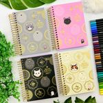 Agenda 2027 Espiral Gatos Purrfect Cats 11 x 15,4 cm 160 Folhas - Tilibra