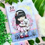 Caderno Colegial Brochura Costurado Jolie 80 Folhas 17,6 x 23,9 cm - Tilibra