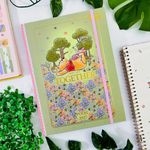 Agenda Costurada Vintage 2027 Winnie The Pooh 17,6 x 23,9 cm 176 Folhas - Tilibra