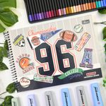 Caderno de Cartografia e Desenho Show Masculino 80 folhas - Tilibra