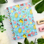 Agenda Espiral Feminina Diária D+  2027 M4 11,7 x 16,4 cm 176 Folhas - Tilibra