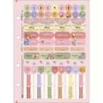 Refil Pooh Tamanho Colegial 17,7 x 24 cm para Fichário e Caderno Argolado 80 Folhas Super Decoradas + Cartela de Adesivos - Tilibra