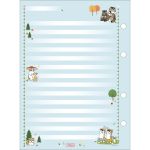 Refil Mofusand Tamanho Colegial 17,7 x 24 cm para Fichário e Caderno Argolado 80 Folhas Super Decoradas - Tilibra