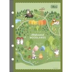 Refil Mofusand Tamanho Colegial 17,7 x 24 cm para Fichário e Caderno Argolado 80 Folhas Super Decoradas - Tilibra