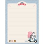 Bloco de Carta Mofusand 48 Folhas Pautado 63g/m² 17,7 cm x 24,0 cm - Tilibra