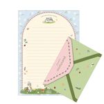 Papel Carta Mofusand Com 7 Folhas e Envelopes Vintage - Tilibra