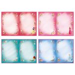 Caderno Colegial Brochura Princesas 80 Folhas 17,6 x 23,9 cm - Tilibra | Vintage