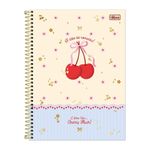 Caderno Universitário Cereja Amarena 20x27,5 cm 10 Matérias 160 Folhas - Tilibra