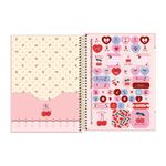 Caderno Universitário Cereja Amarena 20x27,5 cm 10 Matérias 160 Folhas - Tilibra