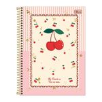 Caderno Universitário Cereja Amarena 20x27,5 cm 10 Matérias 160 Folhas - Tilibra