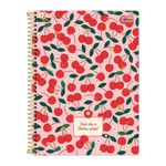 Caderno Universitário Cereja Amarena 20x27,5 cm 10 Matérias 160 Folhas - Tilibra