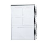 Caderno 1/4 Kbom Black Espiral Capa Dura com 70 Folhas - Tilibra