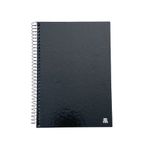 Caderno 1/4 Kbom Black Espiral Capa Dura com 70 Folhas - Tilibra