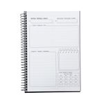 Caderno 1/4 Kbom Black Espiral Capa Dura com 70 Folhas - Tilibra