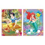 Caderno Brochura Colegial Caligrafia Princesas Disney 40 Folhas 18,7 x 24,8 cm - Tilibra