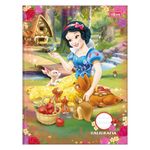 Caderno Brochura Colegial Caligrafia Princesas Disney 40 Folhas 18,7 x 24,8 cm - Tilibra