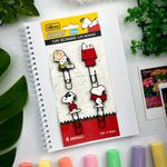 Clips Decorado Snoopy c/ 4 Unidades - Tilibra