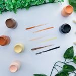 Tinta Guache 6 Cores Tons de Pele e Cabelo - Acrilex