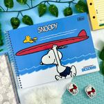 Caderno de Cartografia e Desenho Snoopy 80 folhas - Tilibra
