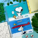 Caderno de Cartografia e Desenho Snoopy 80 folhas - Tilibra