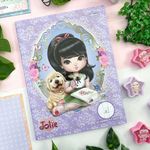 Caderno Colegial Quadriculado Jolie 18,7 x 24,5 cm 40 Folhas - Tilibra