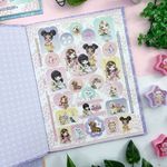Caderno Colegial Quadriculado Jolie 18,7 x 24,5 cm 40 Folhas - Tilibra