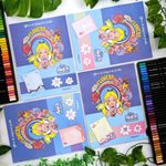 Bloco de Carta Alice no País das Maravilhas 17,9 x 24,1 cm 48 Folhas - Animativa 