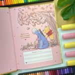 Caderno Colegial Brochura Pooh 160 Folhas 17,6 x 23,9 cm - Tilibra | Vintage
