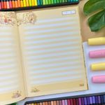 Caderno Colegial Brochura Pooh 160 Folhas 17,6 x 23,9 cm - Tilibra | Vintage