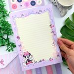 Papel Carta Minnie Com 7 Folhas e Envelopes Vintage - Tilibra