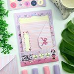Papel Carta Minnie Com 7 Folhas e Envelopes Vintage - Tilibra