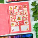 Caderno Brochura Universitário CapyCuties 20 x 27,5 cm 80 Folhas - Animativa