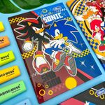 Caderno 1/4 Brochura Sonic 14 x 20 cm 80 Folhas - Tilibra